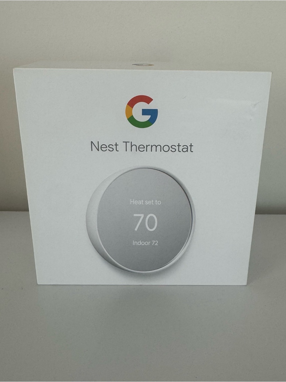 Google Nest Smart Thermostat Snow G4CVZ-US New Sealed